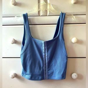 Abercrombie & Fitch Blue Cropped Tank